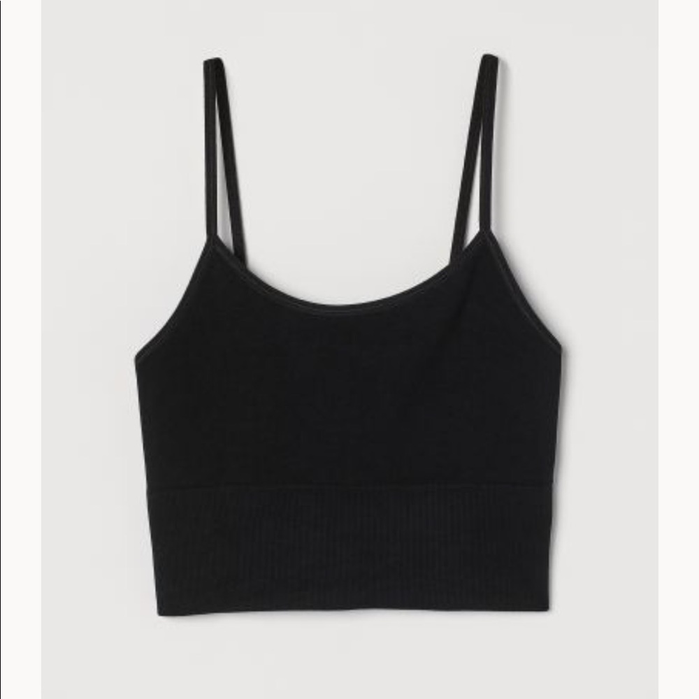 H&M Ribbed Bralette, XS